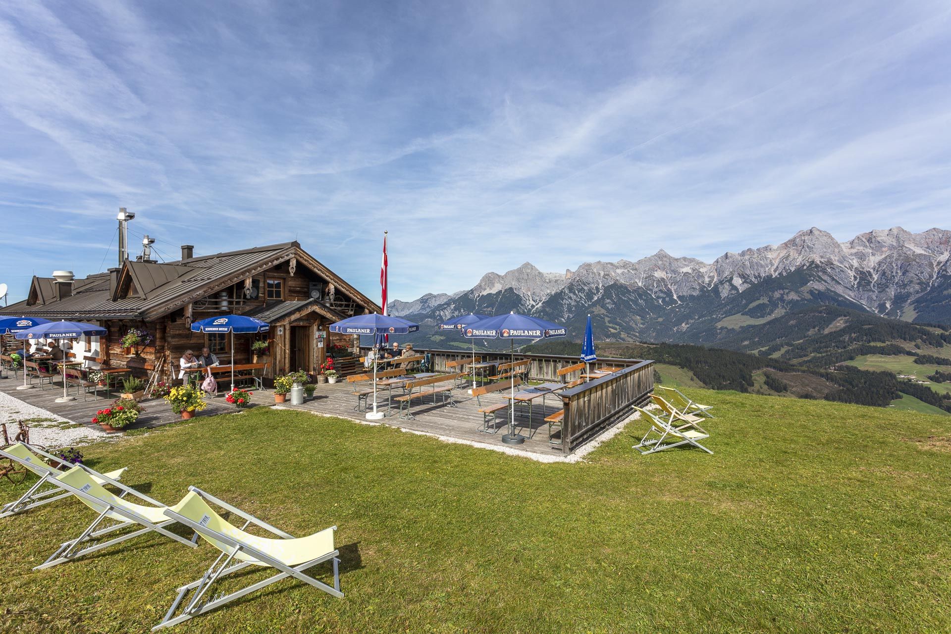 Urlaub in Sommer und Herbst in der Almhütte auf der Thoraualm in Maria